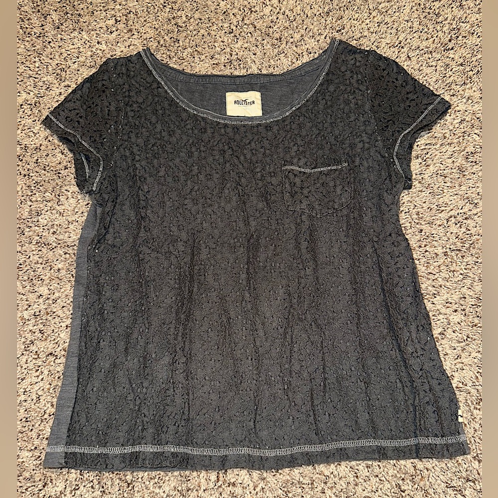 Juniors Hollister Lace T-shirt